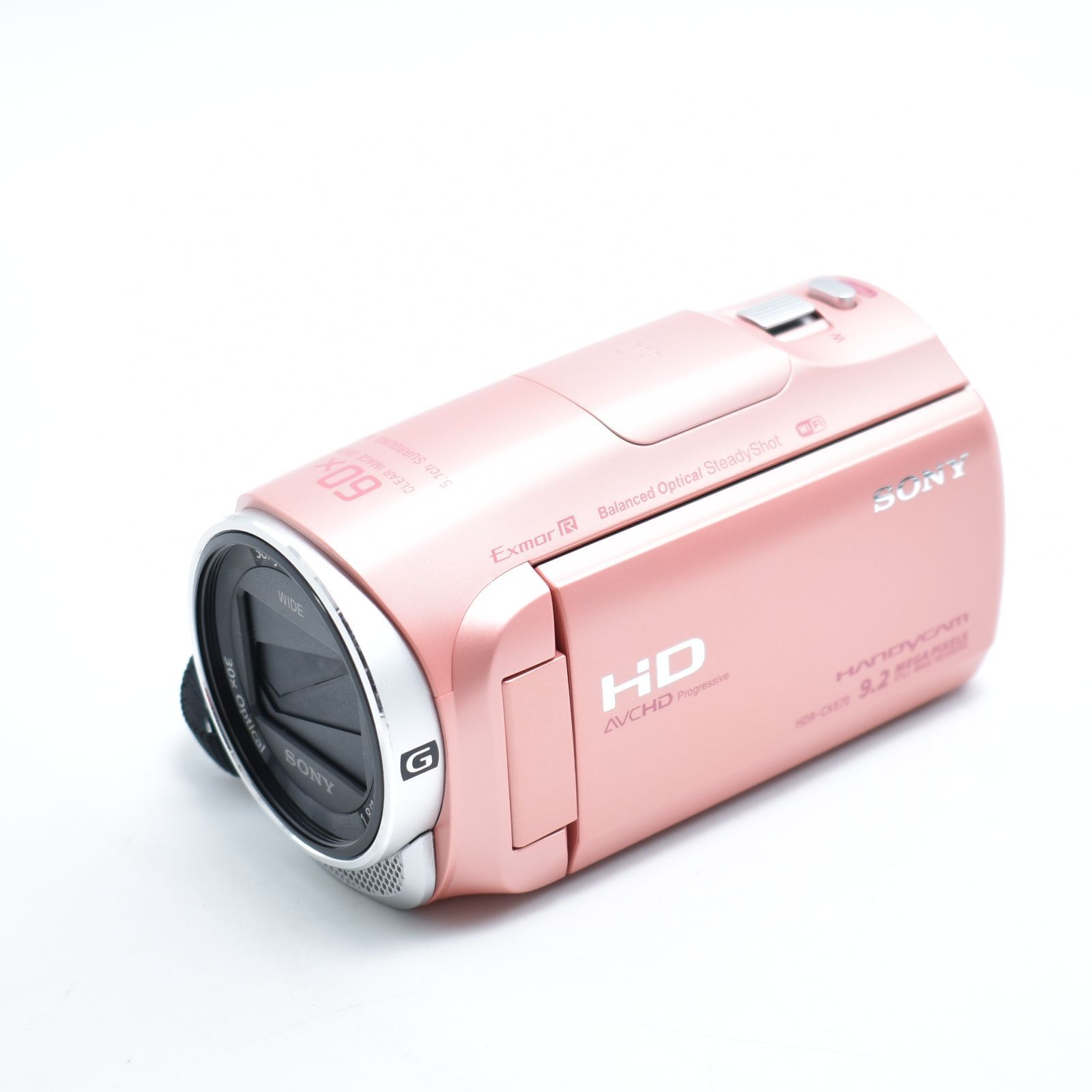 B#9636 SONY HDビデオカメラ Handycam HDR-CX670 ピンク 光学30倍 HDR