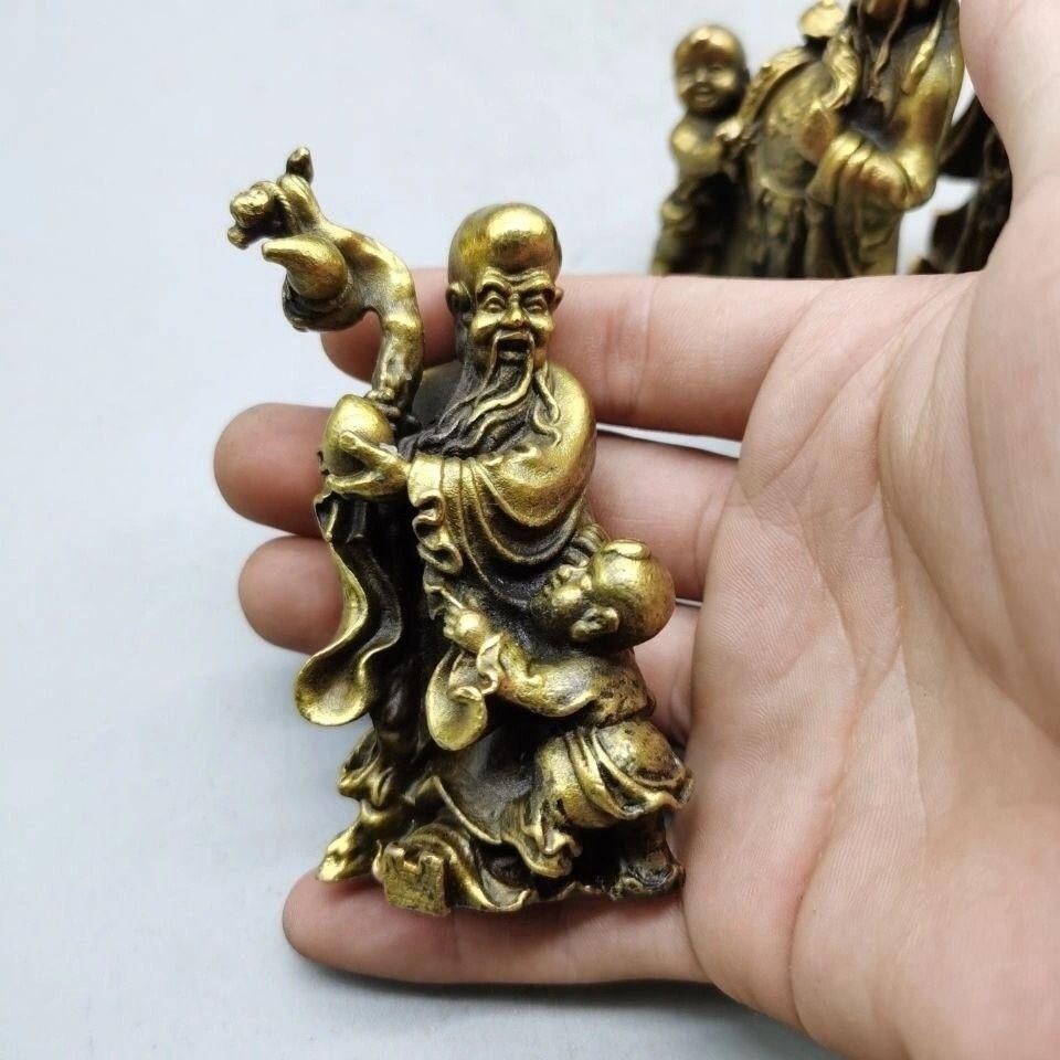 銅器 銅製品 鎮宅辟邪 開運風水 招財 福禄寿三つ星 置物