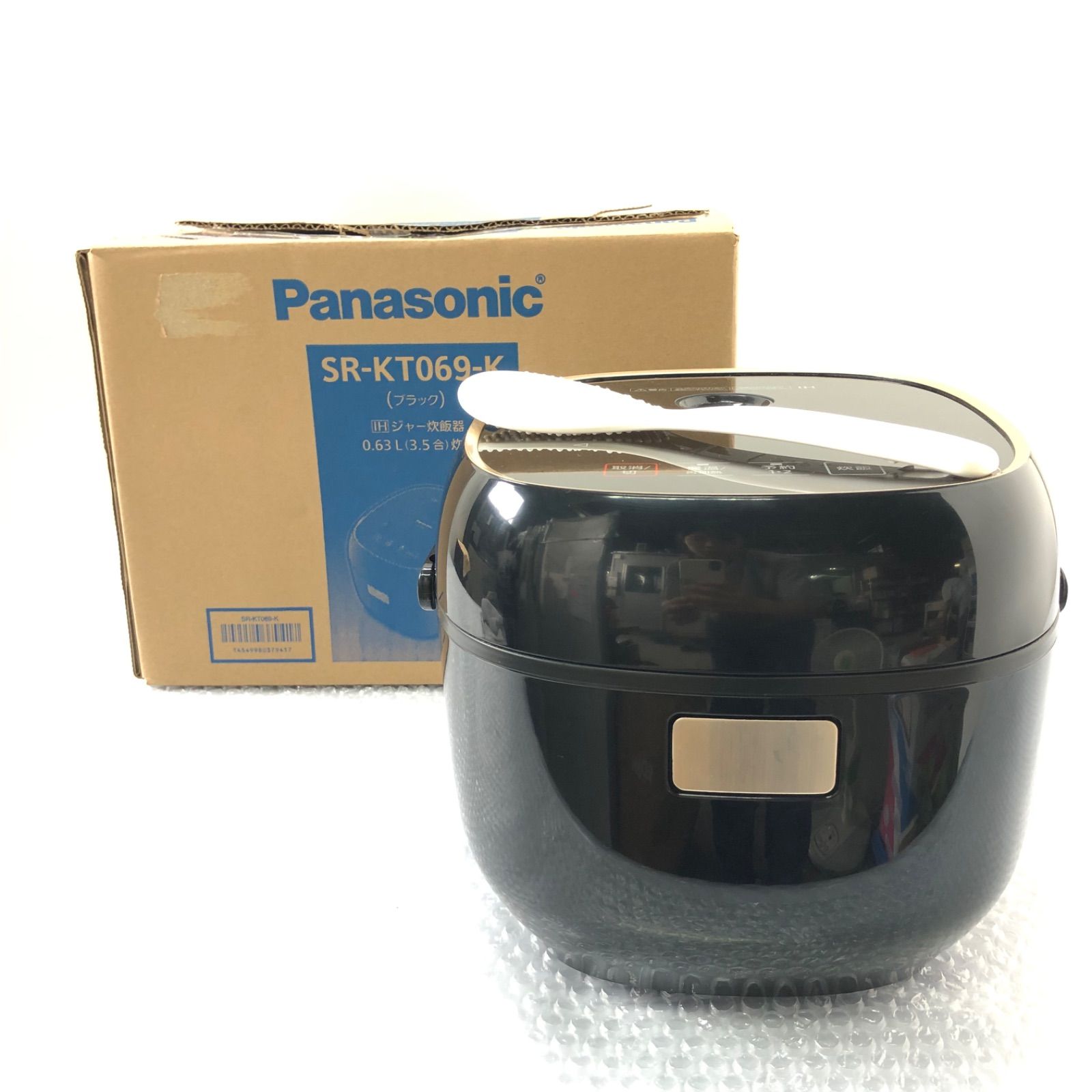 パナソニック 炊飯器 3.5合 IH式 備長炭釜 ブラック SR-KT069-K 2020年