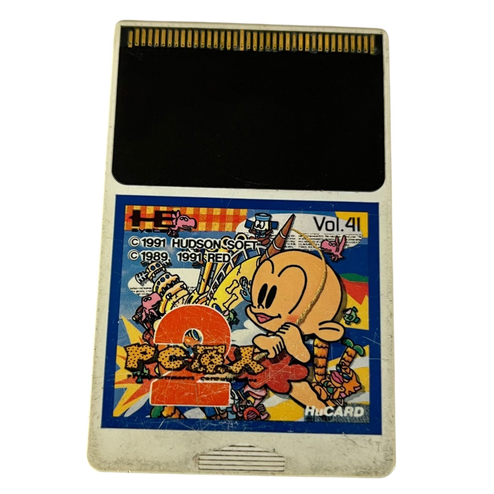 管29355】PCエンジン PC原人 動作未確認 レトロゲーム ソフト
