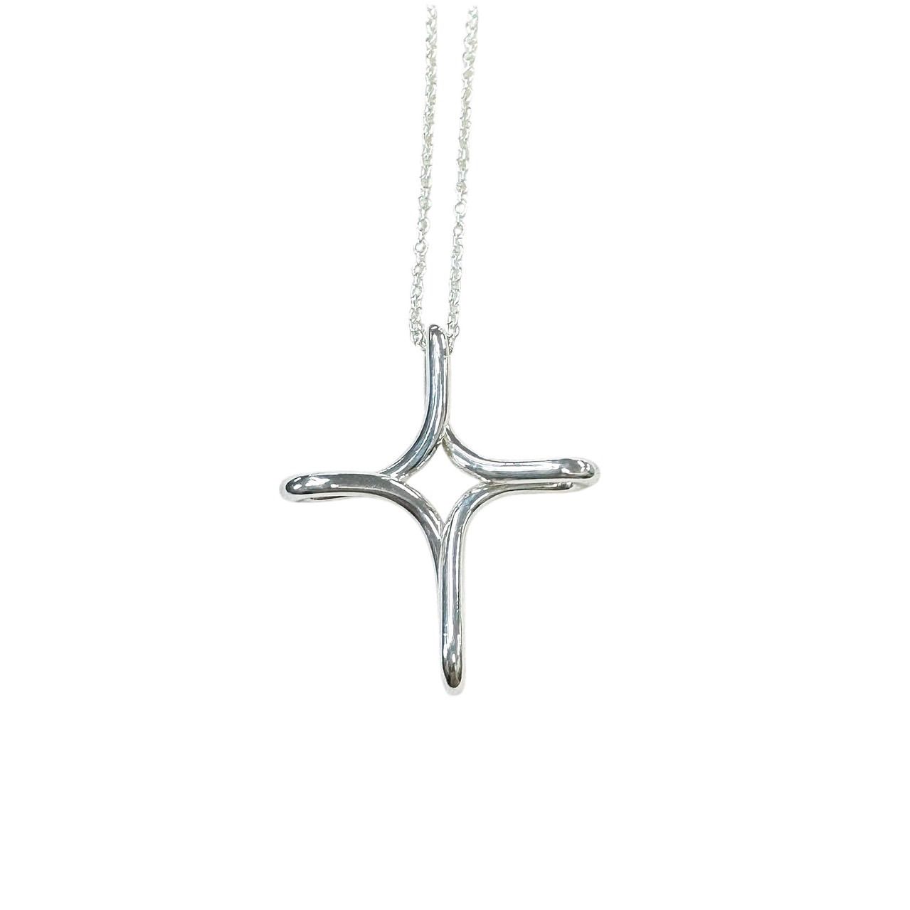 美品 Tiffany ネックレス シルバー インフィニティクロス トップ ✨美品✨Tiffany&Co. ティファニー インフィニティクロス