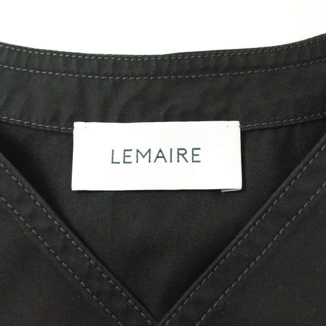 新品 LEMAIRE ルメール 22SS V-NECK SHIRT コットンギャバジン Vネック 