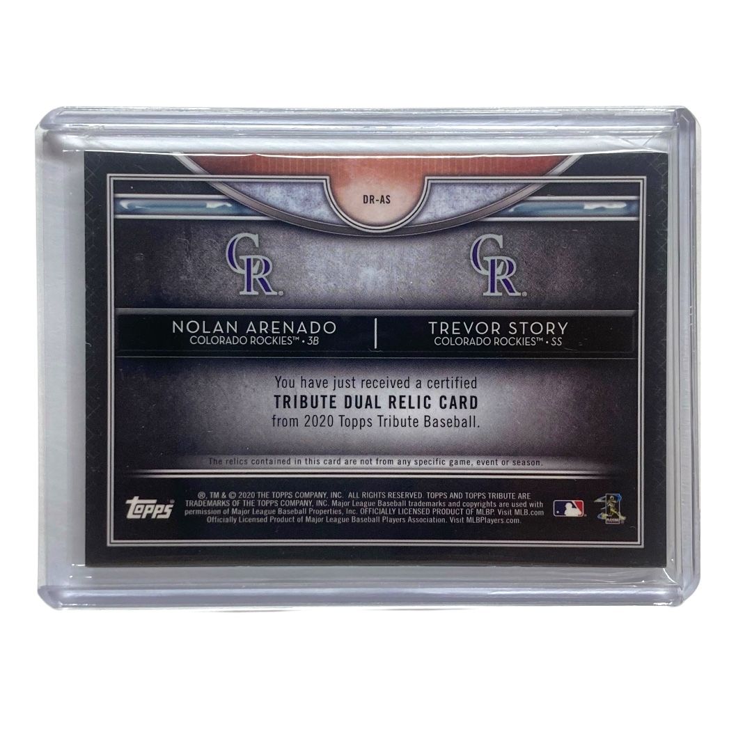 TOPPS MLBカード TRIBUTE NOLAN ARENADO TREVOR STORY ROCKIES 080/150 #DR-AS 送料無料 中古 IT2 TOPPS MLBカード TRIBUTE NOLAN ARENADO TREVOR STORY ROCKIES