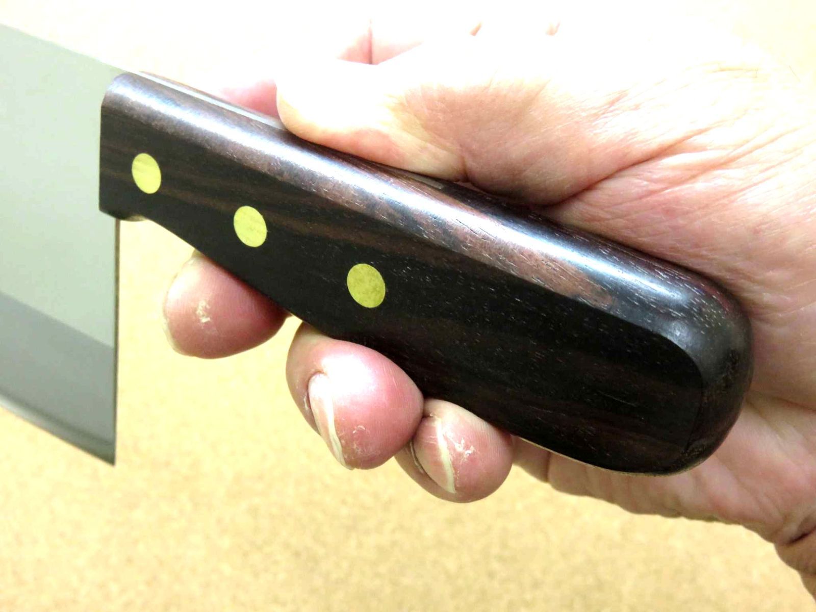 包丁 中華包丁 21cm (210mm) 正広 関の刃物 角大型 中厚 本割込三合鋼