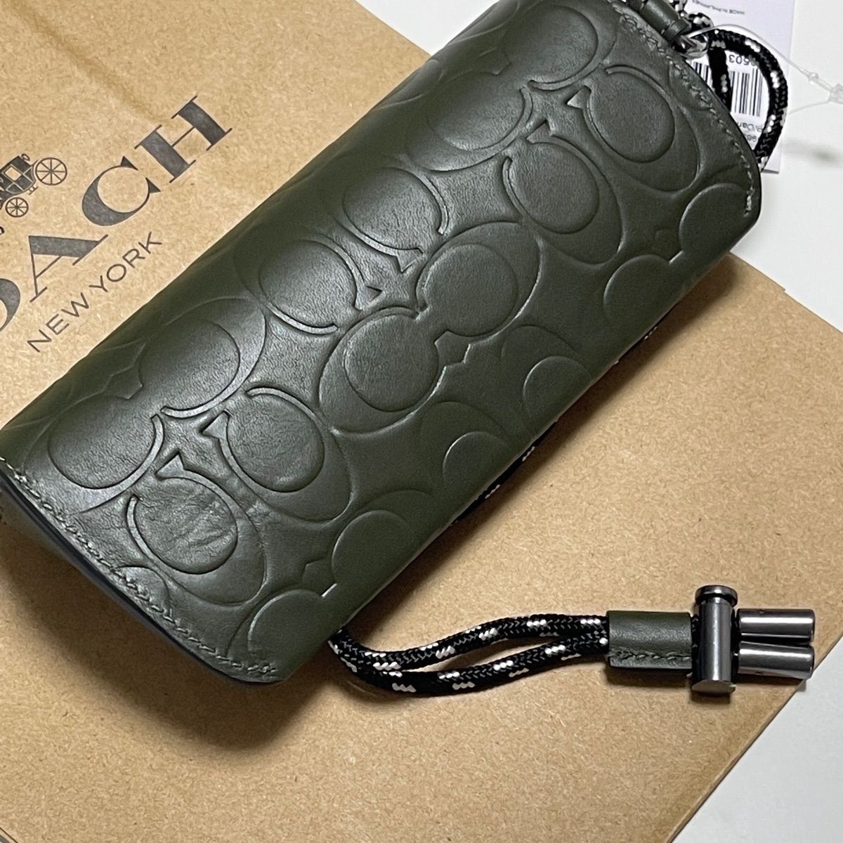 COACH トータスシェル サングラス ケース付き COACH サングラス ブラック トータスシェル べっ甲 ケース付