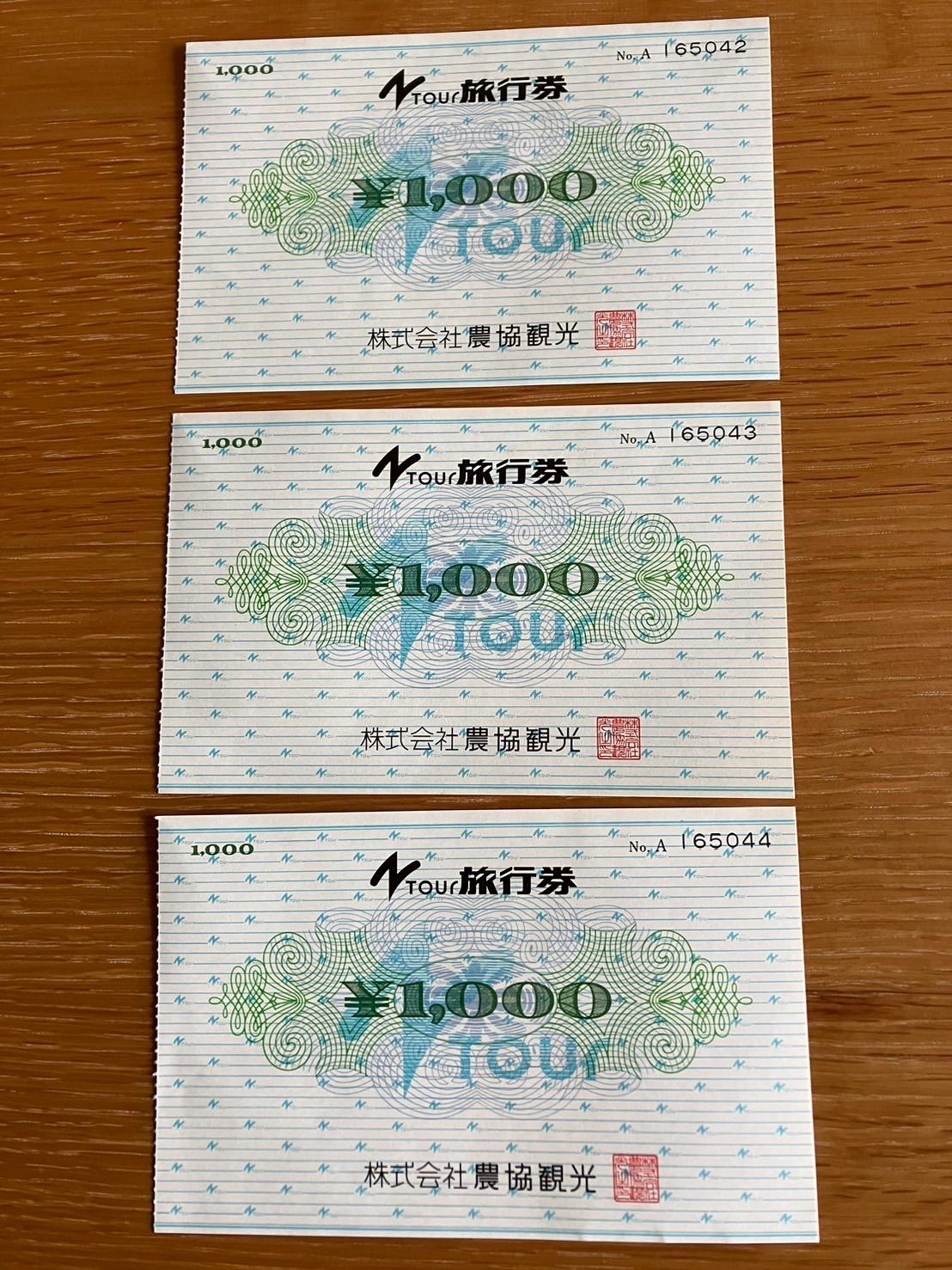 農協観光Nツアー旅行券５万円分使用期限はありません
