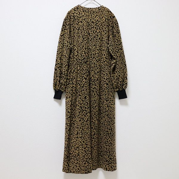 レリアン Leilian ワンピース ニット ロング レオパード 総柄