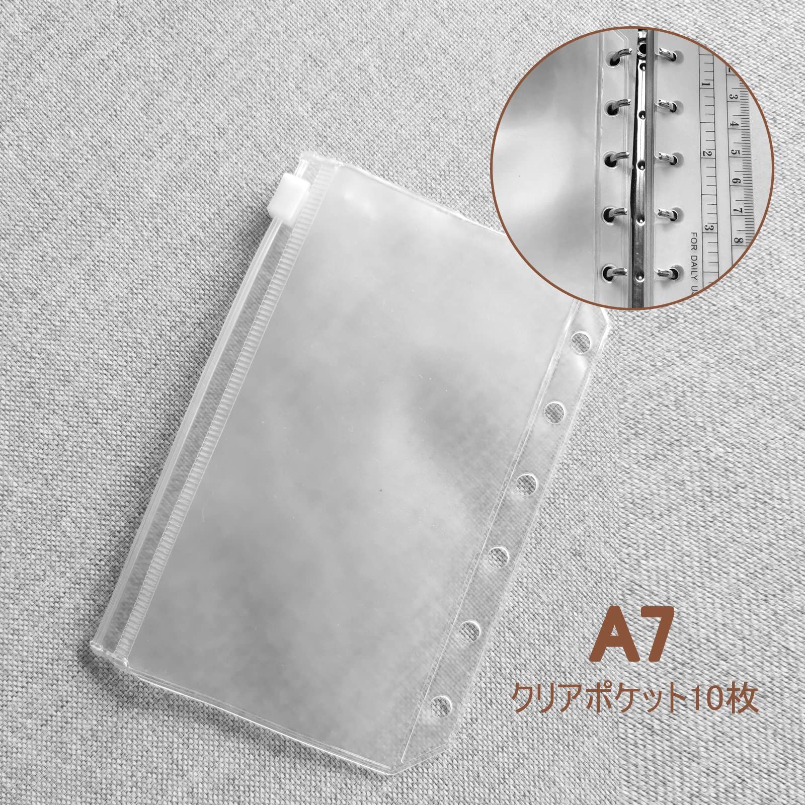 ミニ6リングリフィル Amazon.co.jp: TSUKURIRO システム手帳 ミニ6穴 PVC 透明
