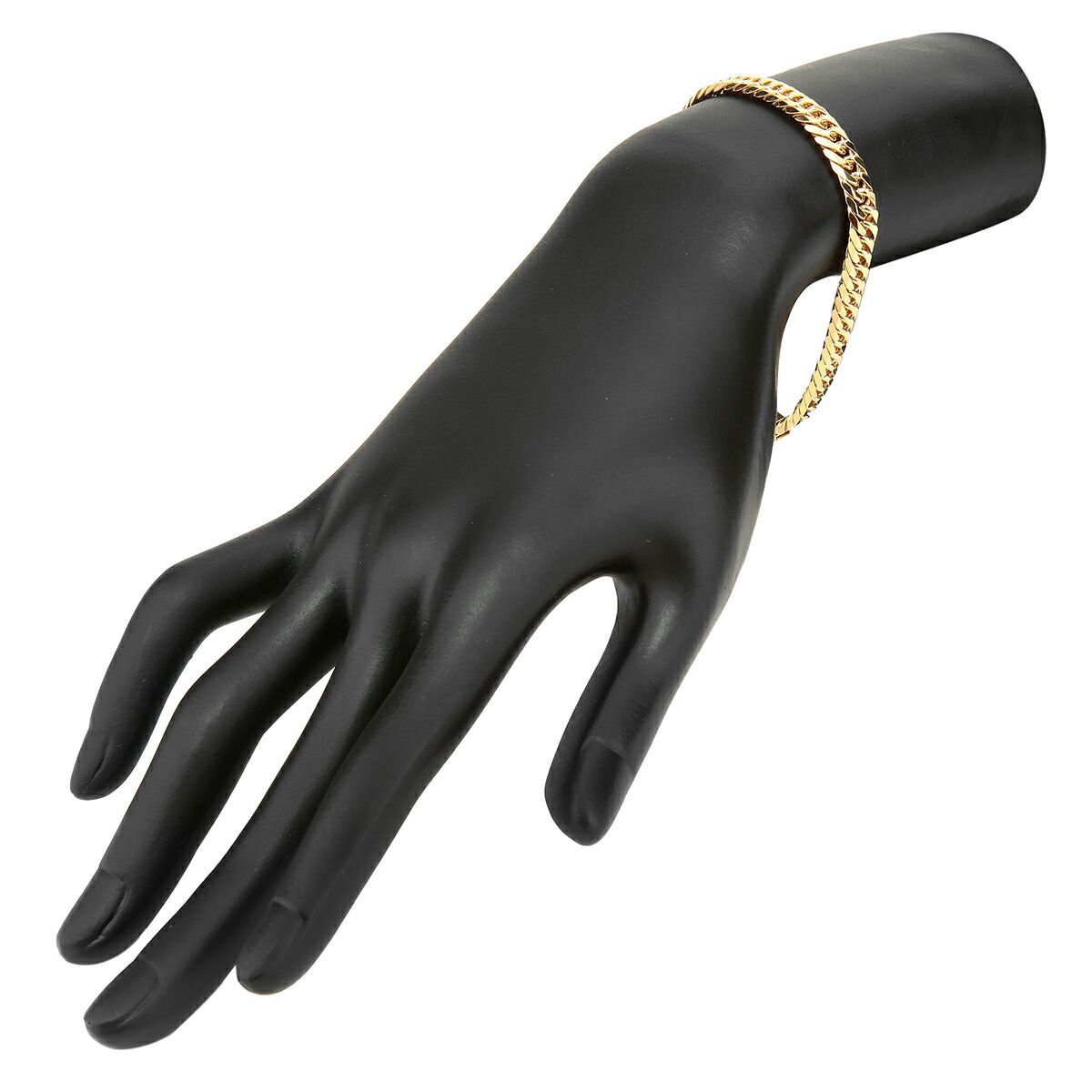 ギンザタナカ 喜平ブレスレット 6面 ダブル K18 GINZA TANAKA