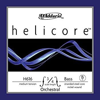 【-非常に良い】 D'Addario ダダリオ ウッドベース (コントラバス) バラ弦 Helicore 3 4スケール Low-B H616
