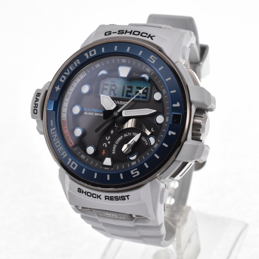 【極美品】GWN-Q1000A-7AJF G-SHOCK ガルフマスター G-SHOCK カシオ GWN-Q1000-7AJF ガルフマスター クアッド