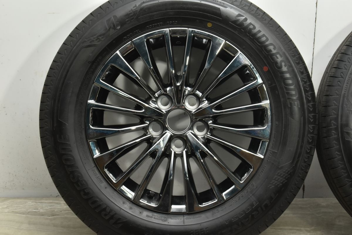 ☆バリ山☆40系 アルファード 18インチ pcd120 BRIDGESTONE 新車外し 美品】トヨタ 40 アルファード エグゼクティブ 純正