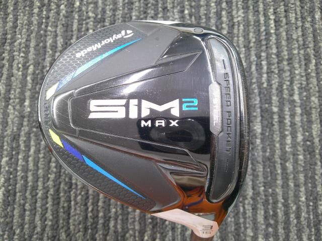 中古 フェアウェイウッド テーラーメイド SIM2 MAX/Diamana TB60(JP)/S/15[7926]博多