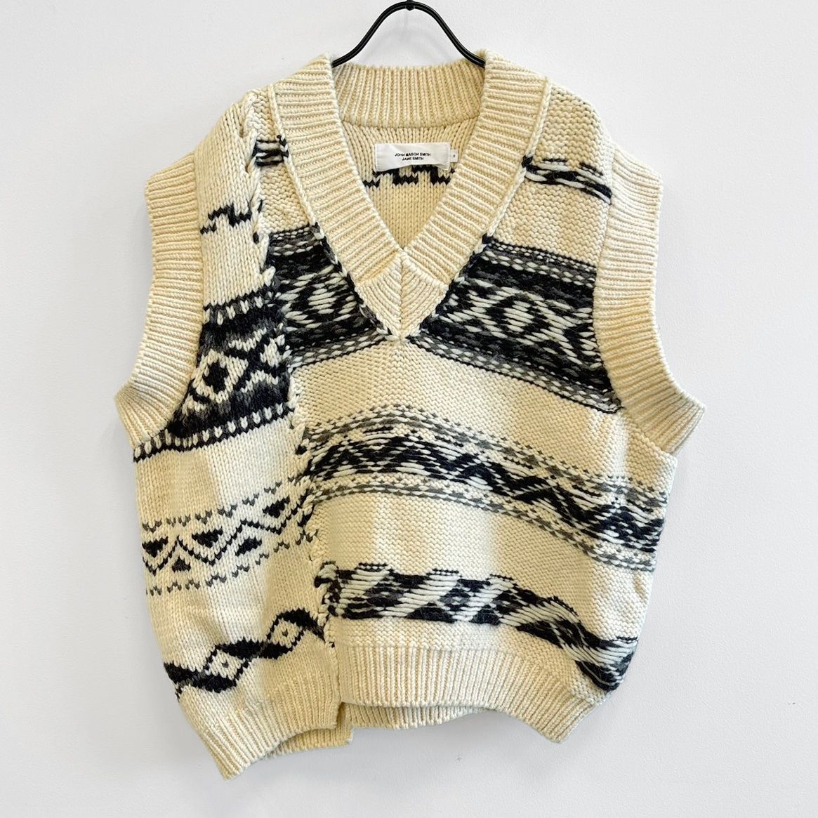 JANE SMITH (ジェーンスミス) 22WKN-#424S カナディアンVネックニット