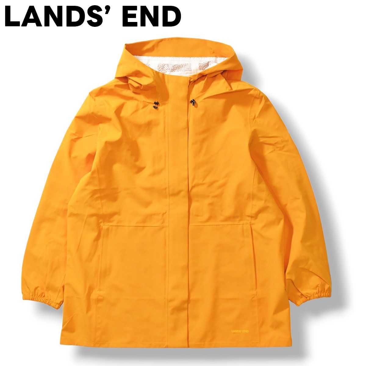 ランズエンド LANDS' END 撥水 マウンテンパーカー XL オレンジ