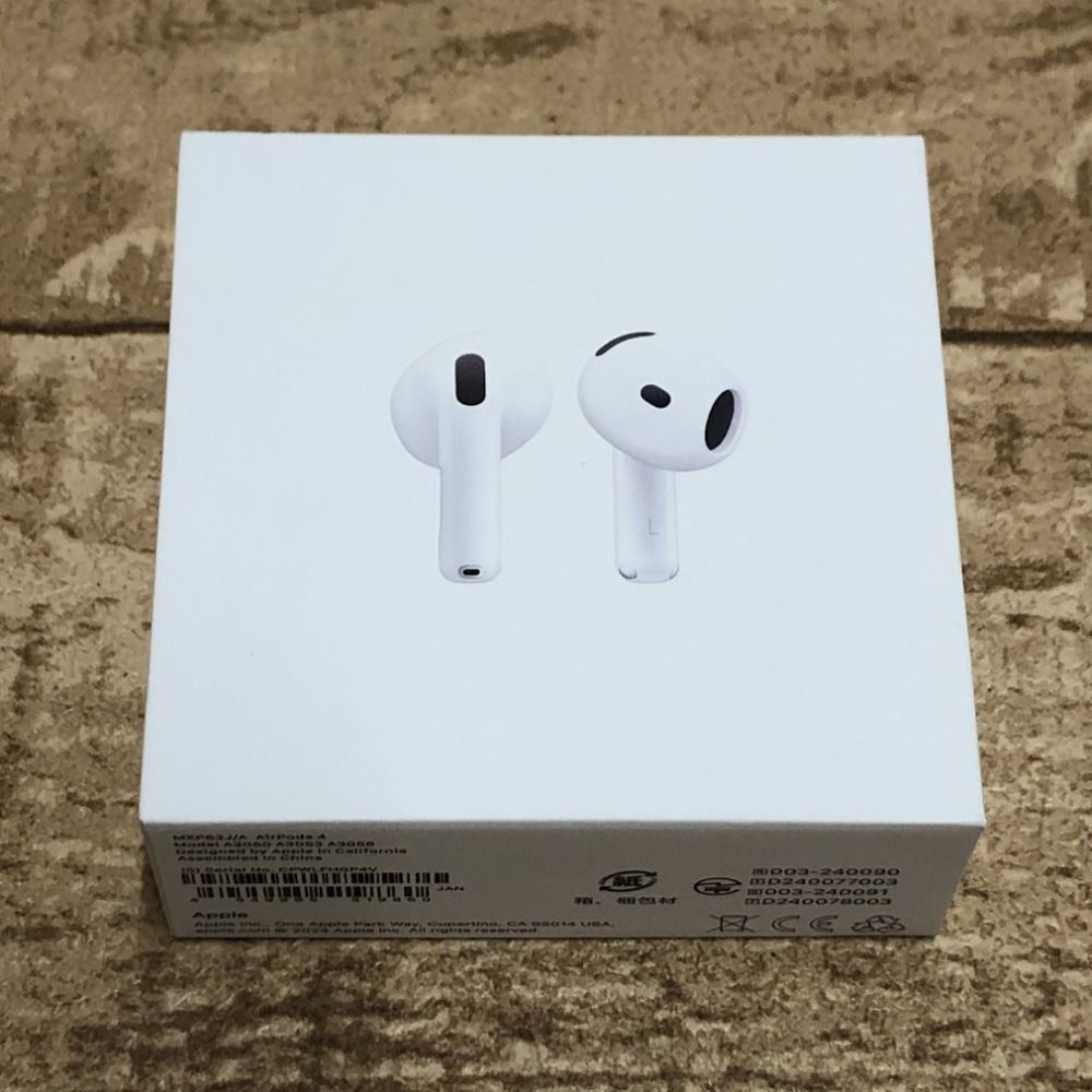 08w12335 アップル Apple AirPods 4 MXP63J/A ワイヤレス