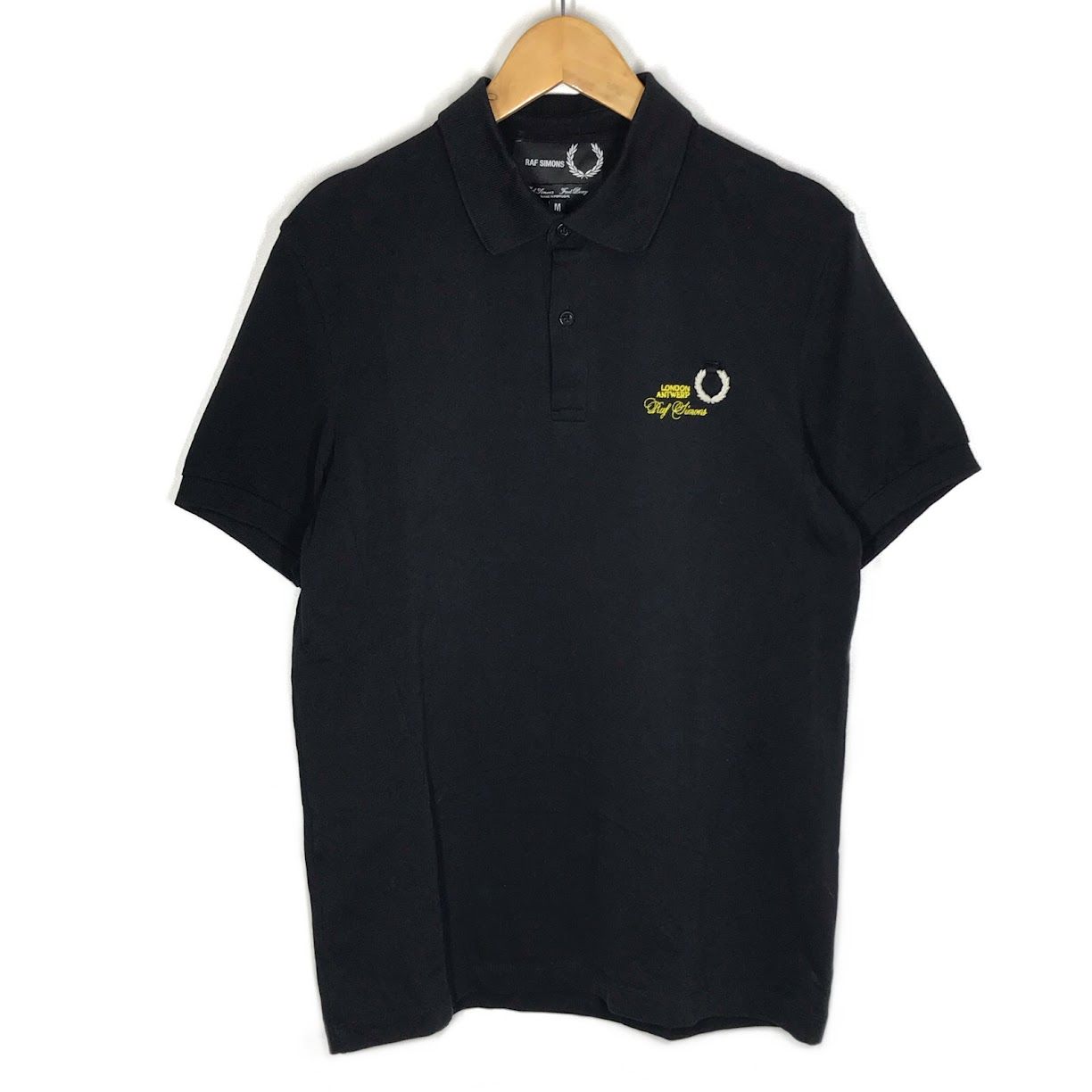 倉吉店 RAF SIMONS | ラフシモンズ ポロシャツ ×FRED PERRY フレッドペリー MEN SLIM FIT POLO SHIRT SM8121 ブラック サイズ M 104
