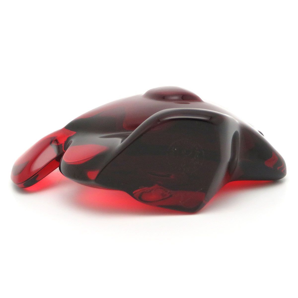 Baccarat - バカラ 魚 置物 クリスタル レッド Baccarat 【中古】 【陶磁器・ガラス製品】 バカラ 魚 置物 クリスタル レッド Baccarat【中古】 【陶磁器
