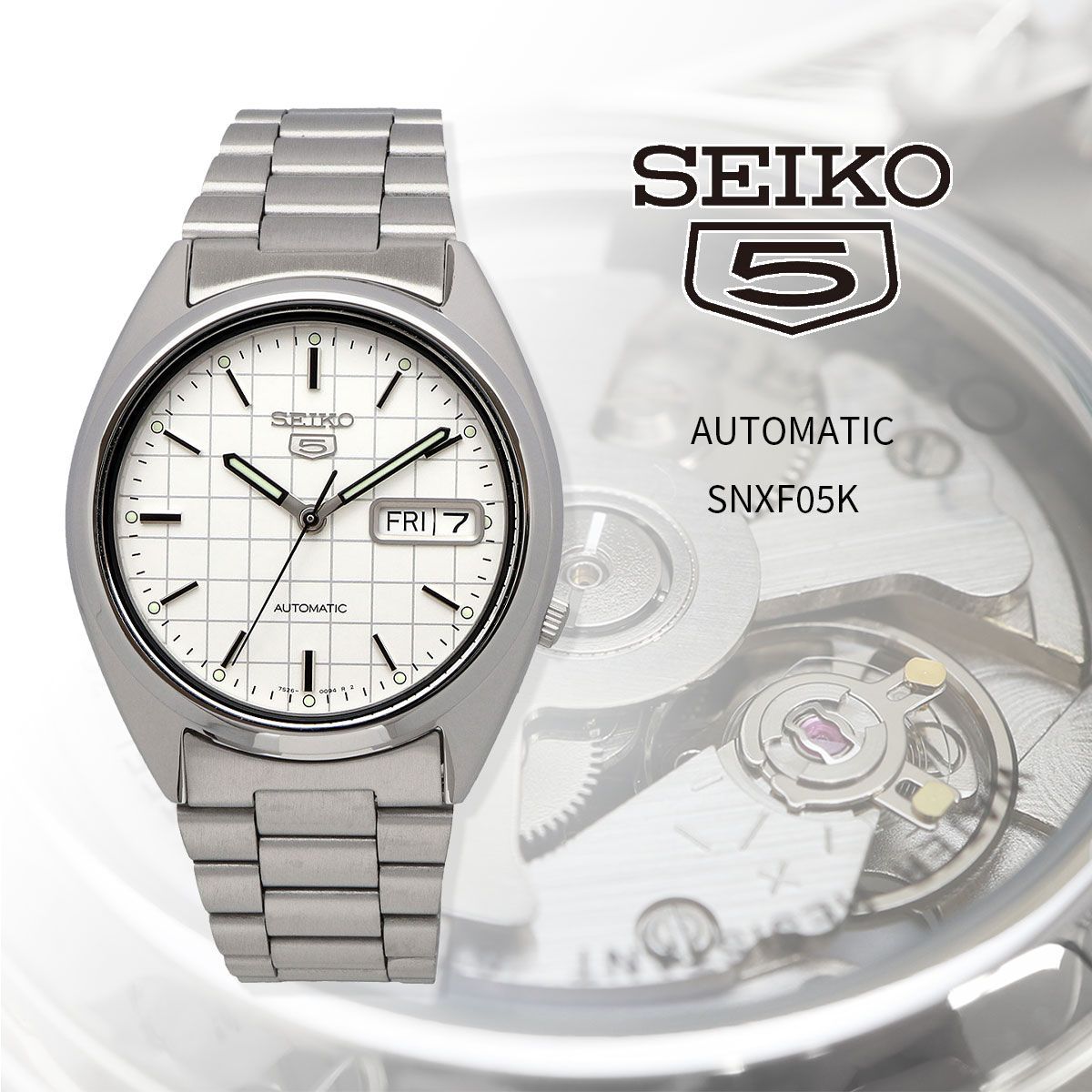新品 未使用 時計 SEIKO 腕時計 セイコー セイコー5 自動巻き ビジネス 