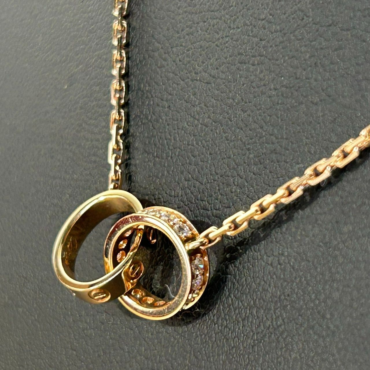 ✨極美品 カルティエ ピンクゴールド ネックレス CARTIER カルティエ ベビーラブ ネックレス 18金 K18ピンク