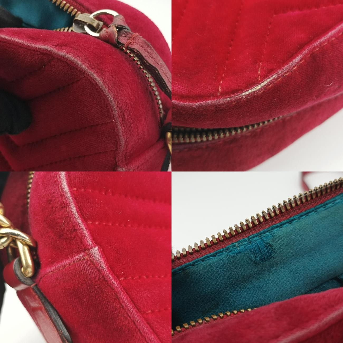 グッチGucciGGマーモントレッドベロア447632D025494458
