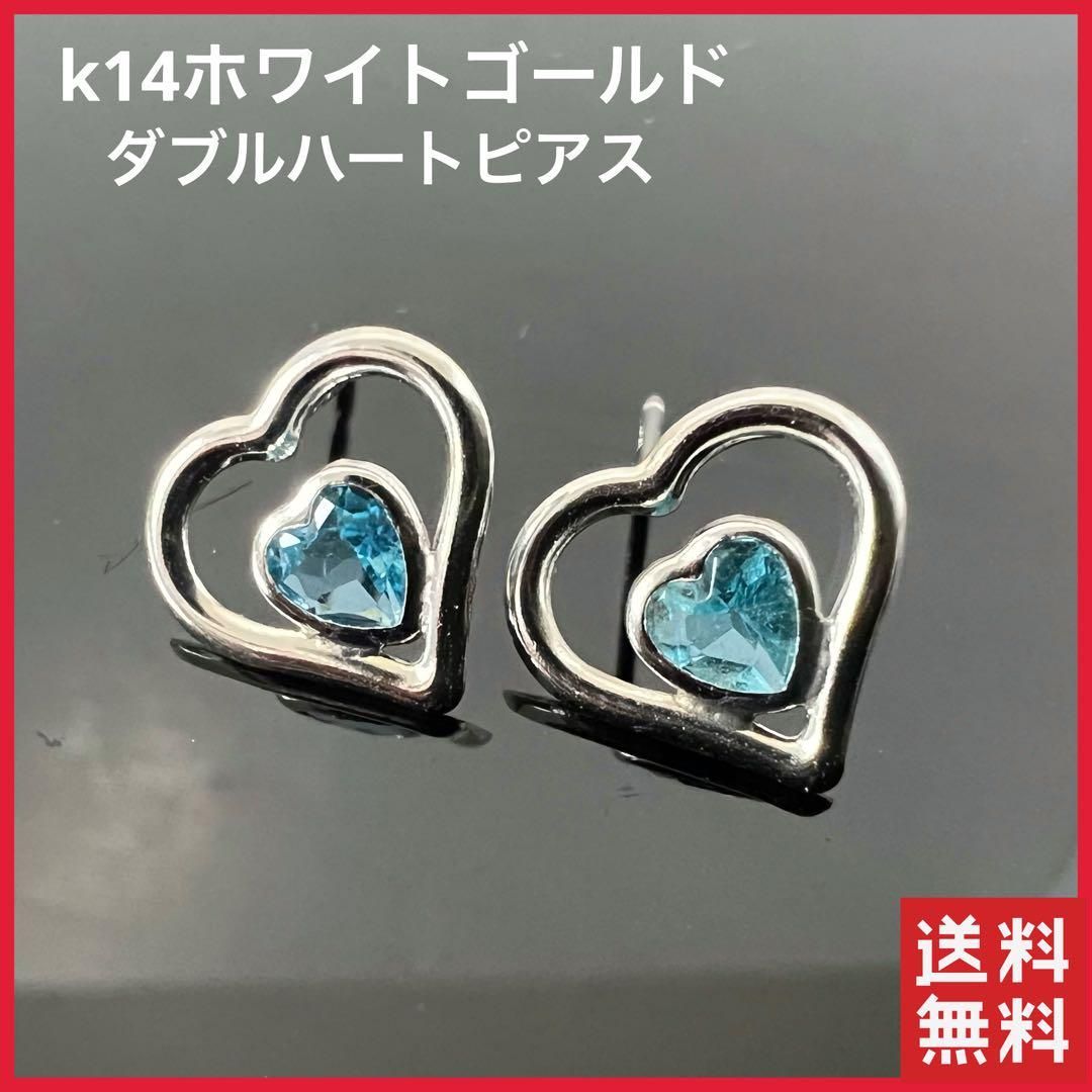 K14ハートピアス Chrome Heart クロムハーツ SV925 K14 ハートスタッド