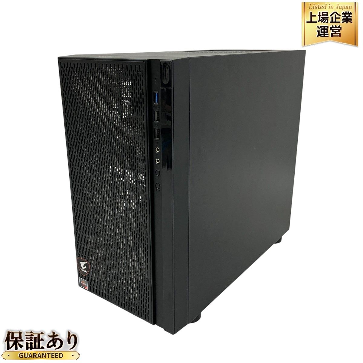  自作PC GIGABYTE B550M AORUS ELITE ゲーミングデスクトップPC AMD Ryzen 5 3500X 32GB SSD 2TB GTX 970 中古 T9124127