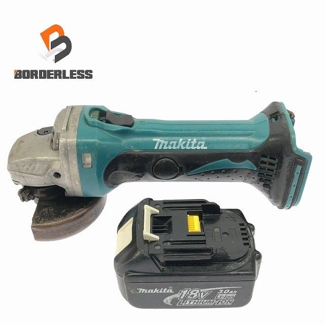 品 makita マキタ 18V 100mm 充電式ディスクグラインダー GA402D バッテリ1個 18V3.0Ah 付 コードレス ディスクサンダー