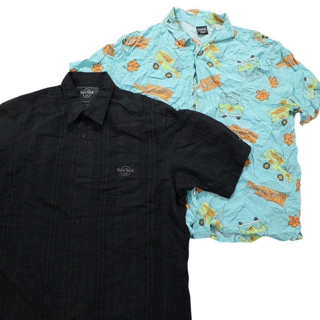 古着卸 まとめ売り モチーフ 半袖シャツ 10枚セット (メンズ 2XL