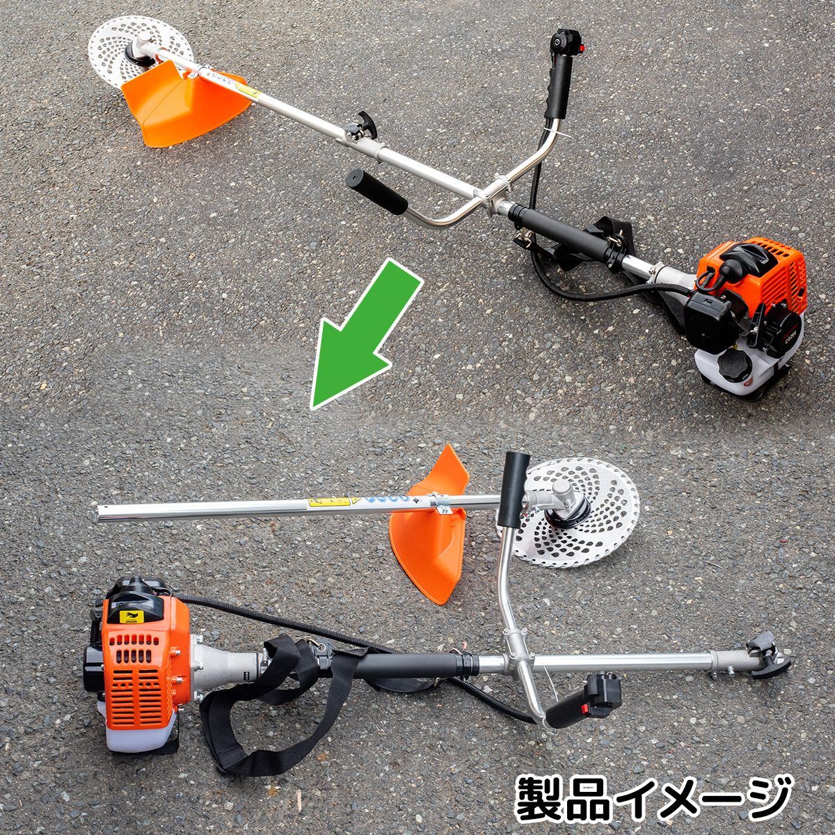 エンジン式草刈り機 26cc 最新式軽量回転数固定式スロットルレバー 刈 