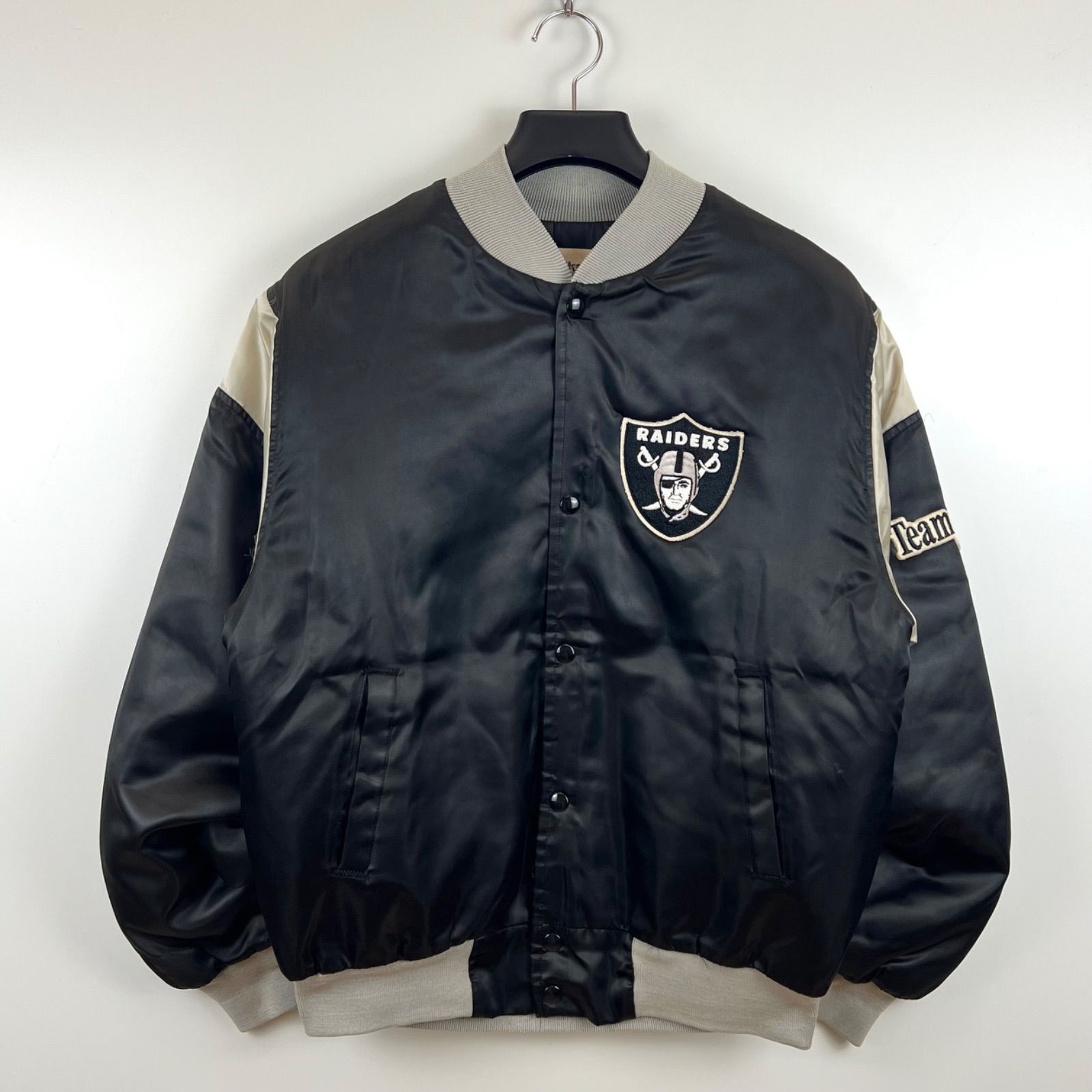 CHALK LINE 90s USA VTG NFL RAIDERS virsity jacket M チョークライン