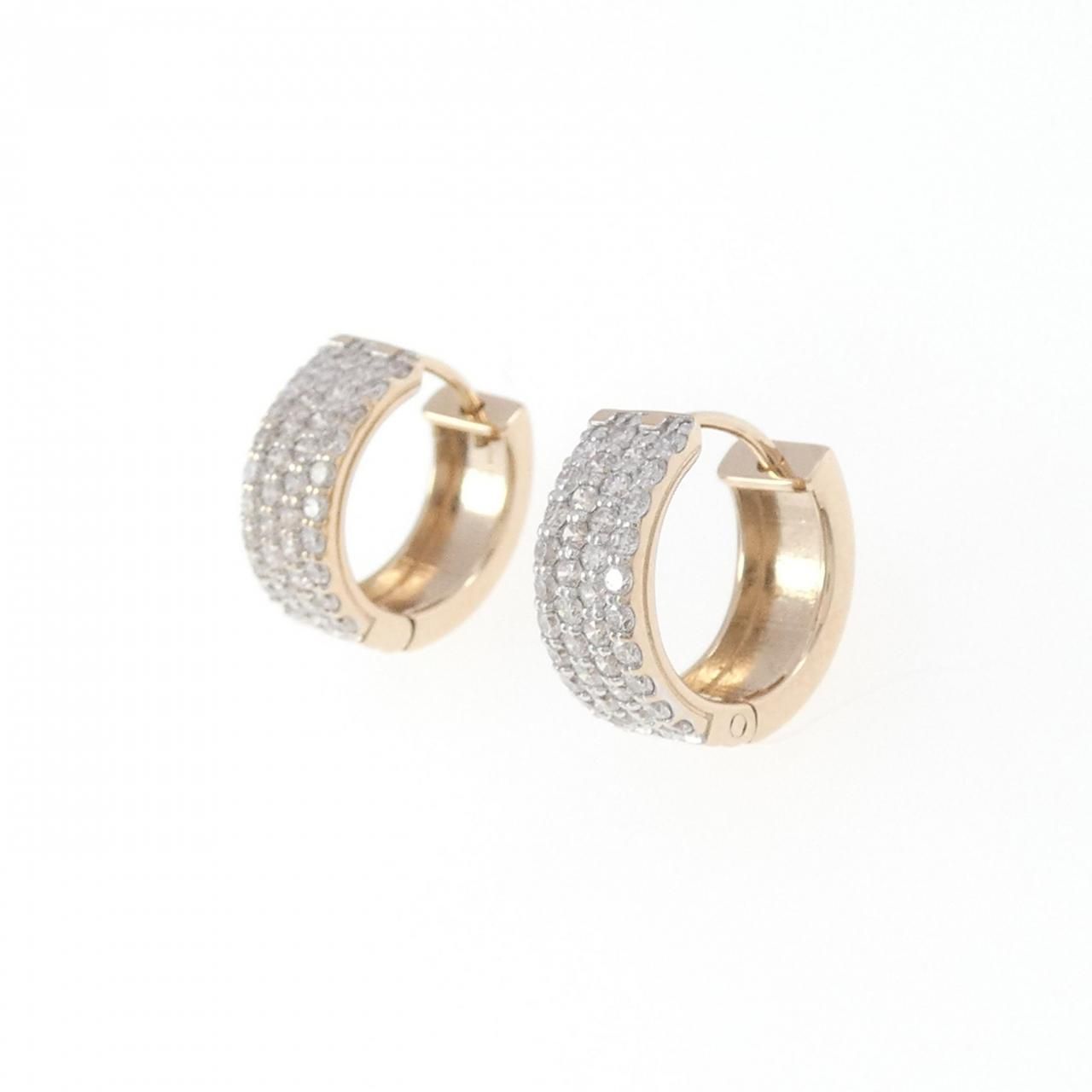 セイレーン アズーロ パヴェ ダイヤモンド ピアス 0.36CT - メルカリ