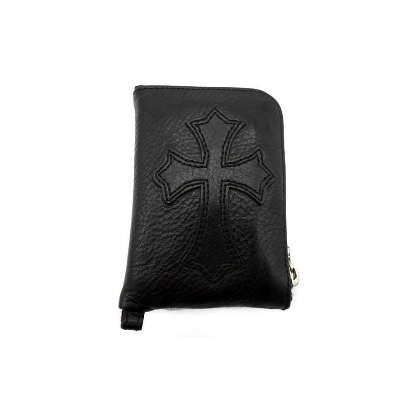 クロムハーツ CHROME HEARTS TINY ZIP クロス パッチ タイニー ジップ ウォレット 財布 40213