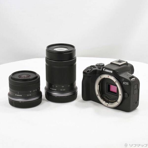 〔 品〕 EOS R50 ダブルズームキット ブラック 198