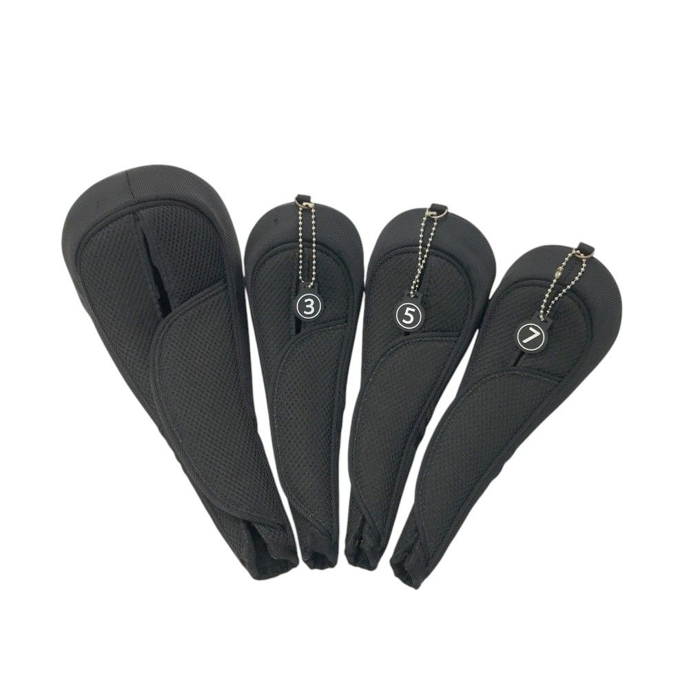 JACK BUNNY ジャックバニー ヘッドカバー 4点セット ネイビー系 DR，UT，PT，アイアン [240001205931]【中古】ゴルフウェア ジャックバニー ヘッドカバー ４点セット