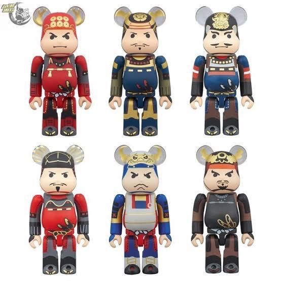 メディコム・トイ BE@RBRICKベアブリック 戦国武将シリーズ 6体