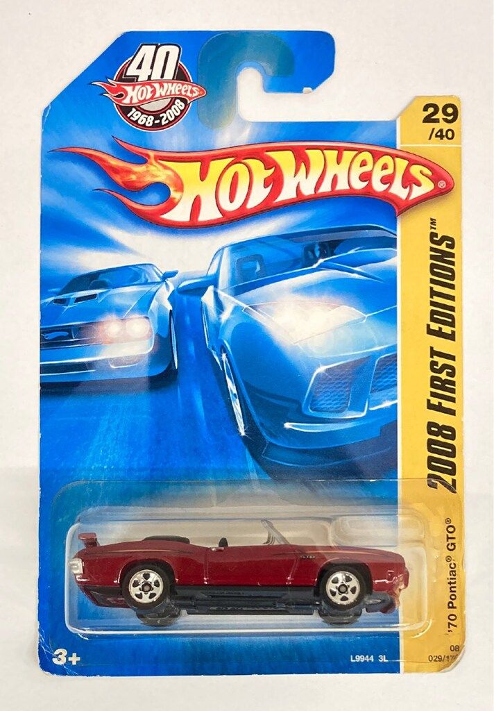 MATTEL 2008 FIRST EDITIONS 29/40 HOTWHEELS 70 PONTIAC GTO