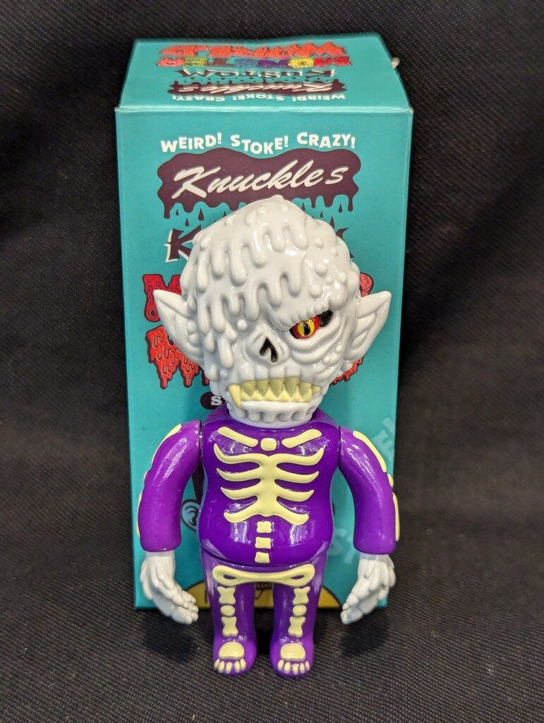 HOW2WORK Knuckle's Kustom Monster World SERIES2 HEAD LOCK STUDIO SLIME KUN 紫スーツ