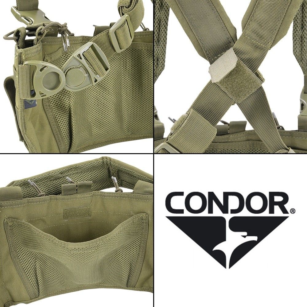 CONDOR チェストリグ MCR5 リーコン M4 ピストルマガジン6本