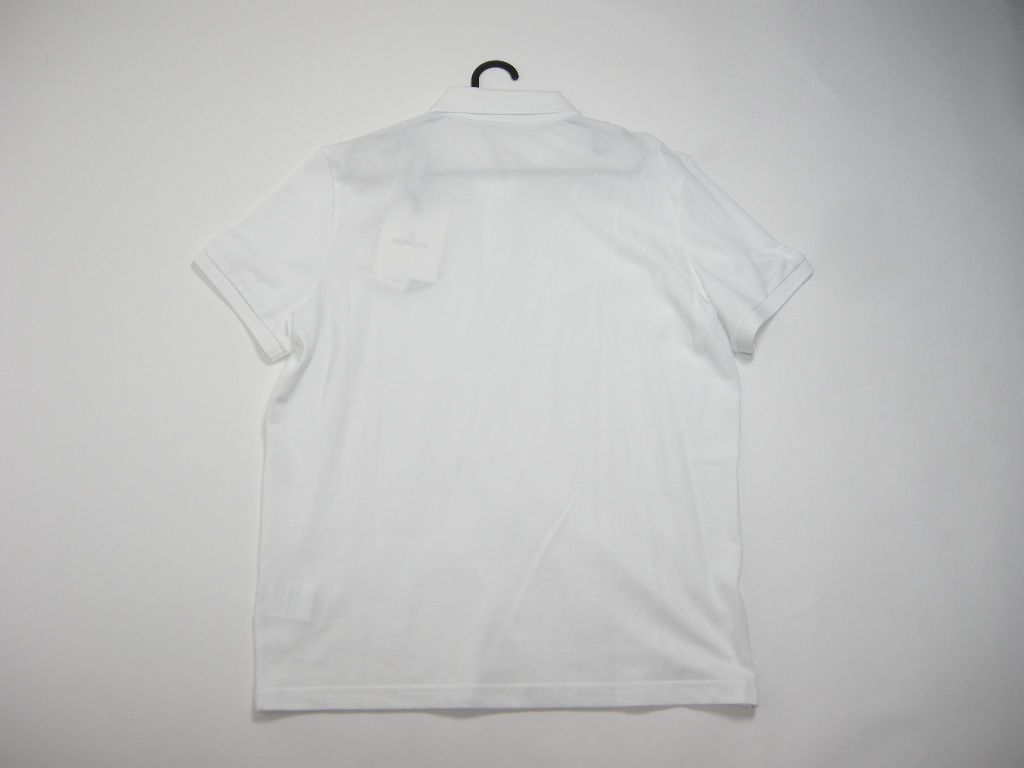 サイズL-XXL□新品 本物□モンクレール 半袖 ポロシャツ ホワイト 白