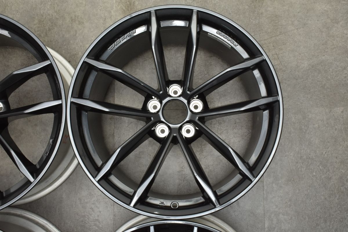 RZ34新型フェアレディZ 純正19インチ鍛造ホイール（RAYS製）４本セット RAYS製 鍛造 新車外し】ニッサン フェアレディZ RZ34 バージョン