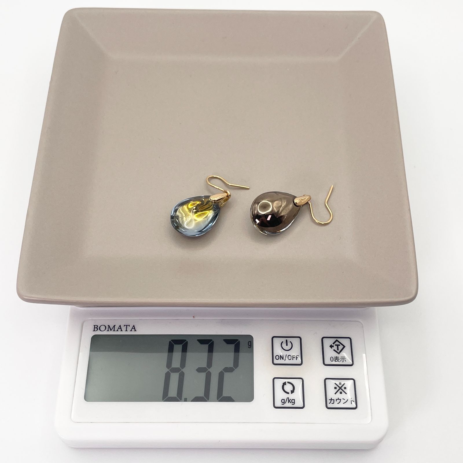 美品 750 K18 バカラ プシデリック ピアス ドロップ/24-4679 - メルカリ