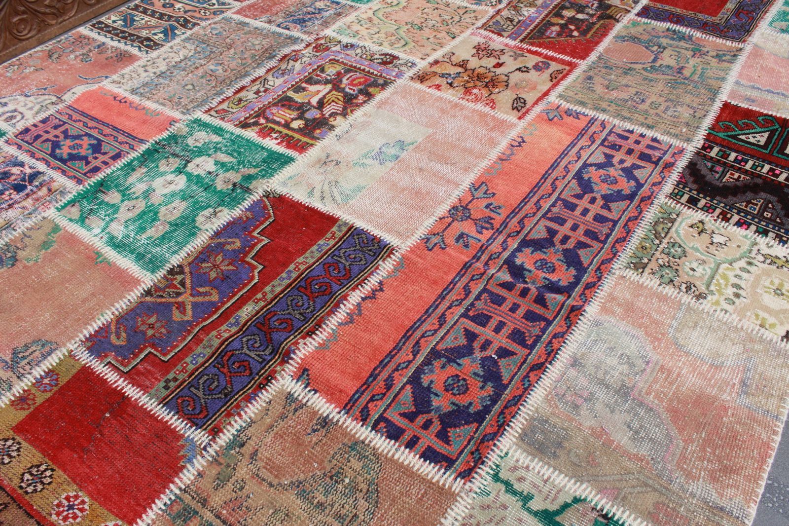 珍しいブルー！トルコ絨毯 手織り絨毯 カイセリ産 kayserifine138.jpg