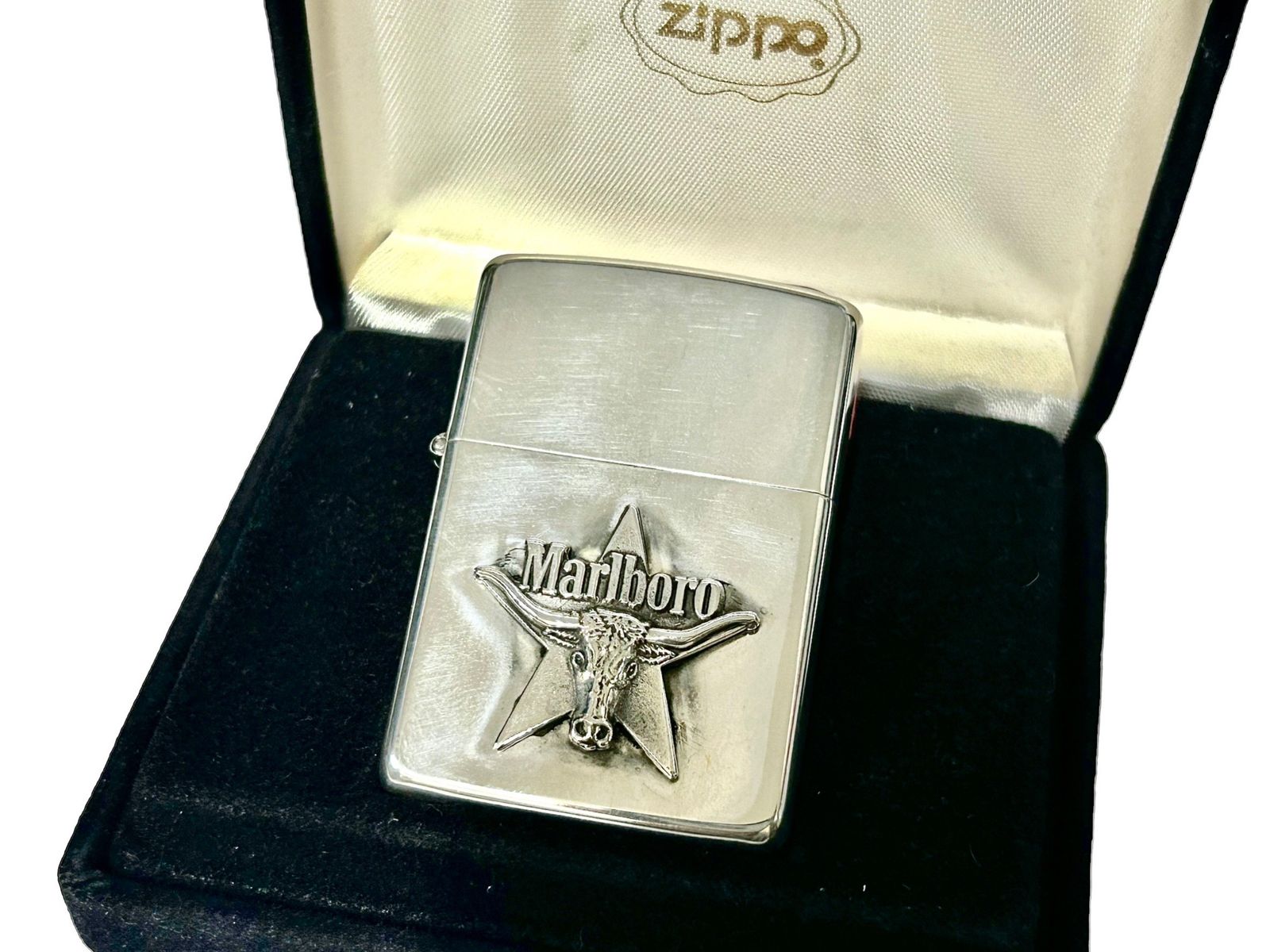 有名な高級ブランド ZiPPO マルボロ スターリングシルバー ロング ...