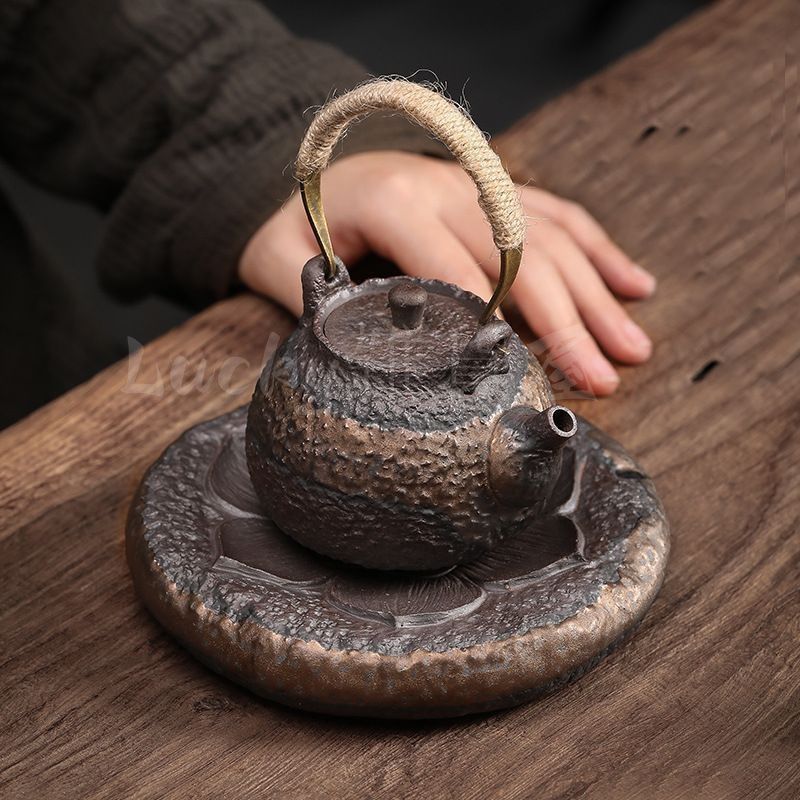 鉄瓶 南部鉄器 鋳物 急須 手作りの鋳鉄ケトル 茶こし付き 鉄分補給 鉄