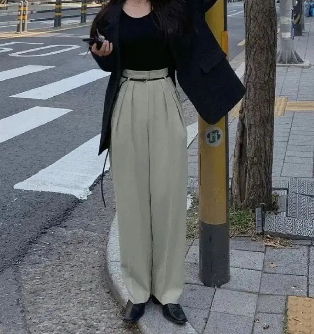 ods 昔から 法王 スラックス 緑 s サイズ