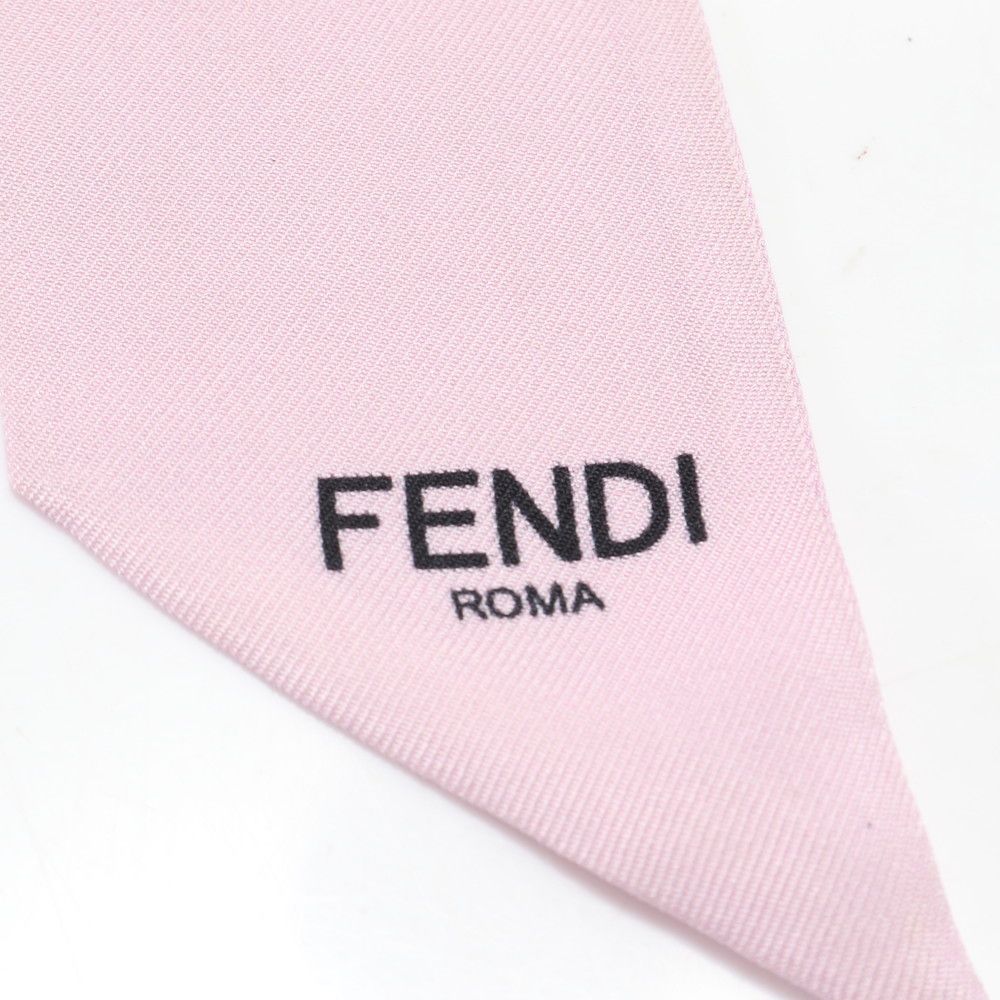 FENDI ロゴ ラッピー バンドゥ スカーフ リボン イタリア シルク ピンク 楽天市場】FENDI フェンディ スカーフ FXT011 AJWB レディース