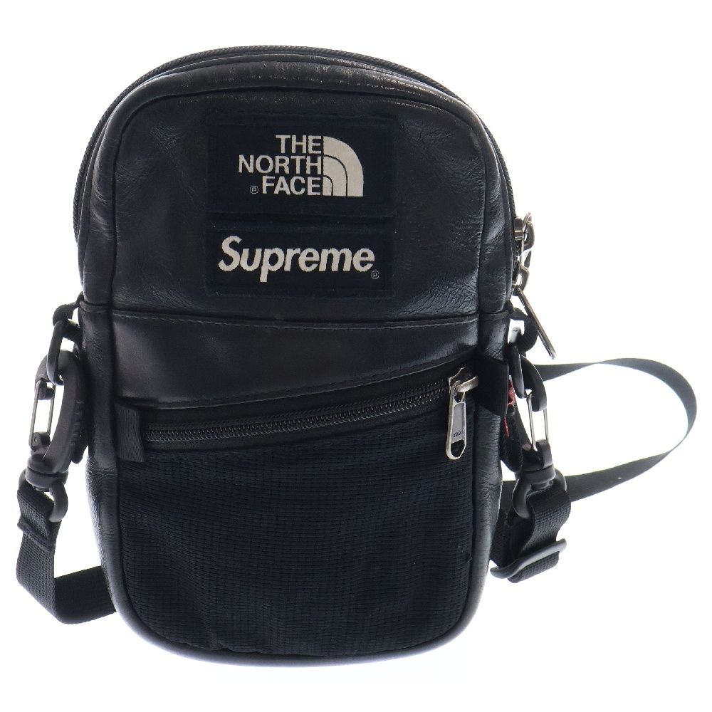 SUPREME (シュプリーム) 18AW ×THE NORTH FACE Lerther Shoulder Bag  