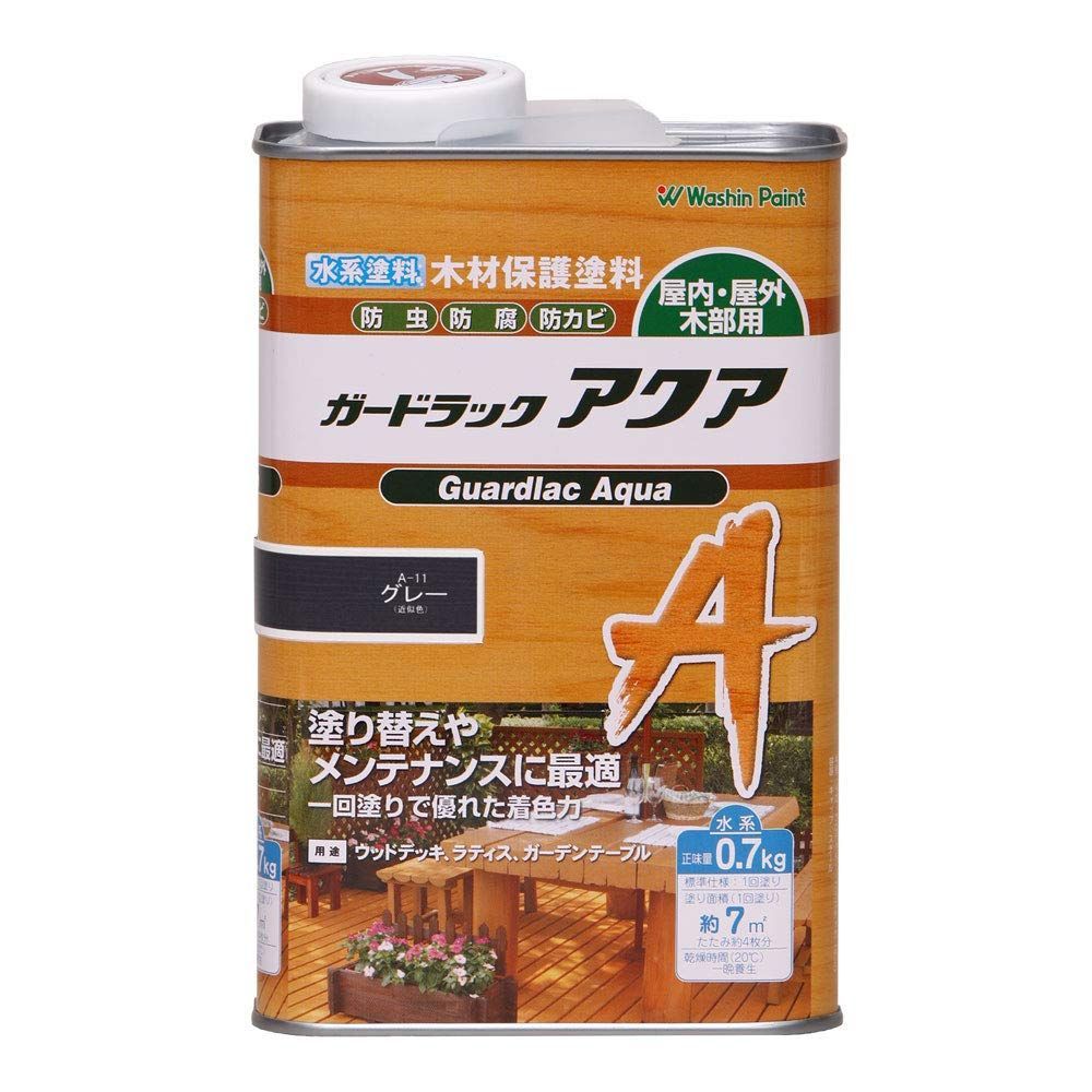 和信ペイント ガードラックアクア グレー 0.7kg
