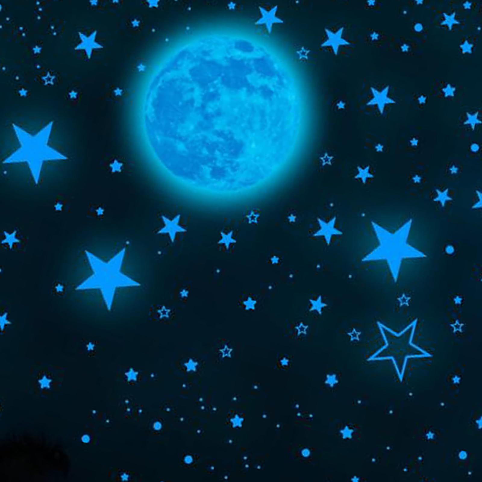星空 きらきら星 雰囲気満点 光るシール 蓄光シール 蛍光ステッカー 